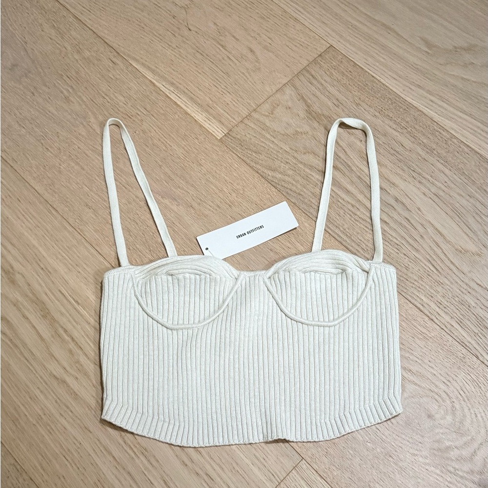 urban outfitters knit corset tank